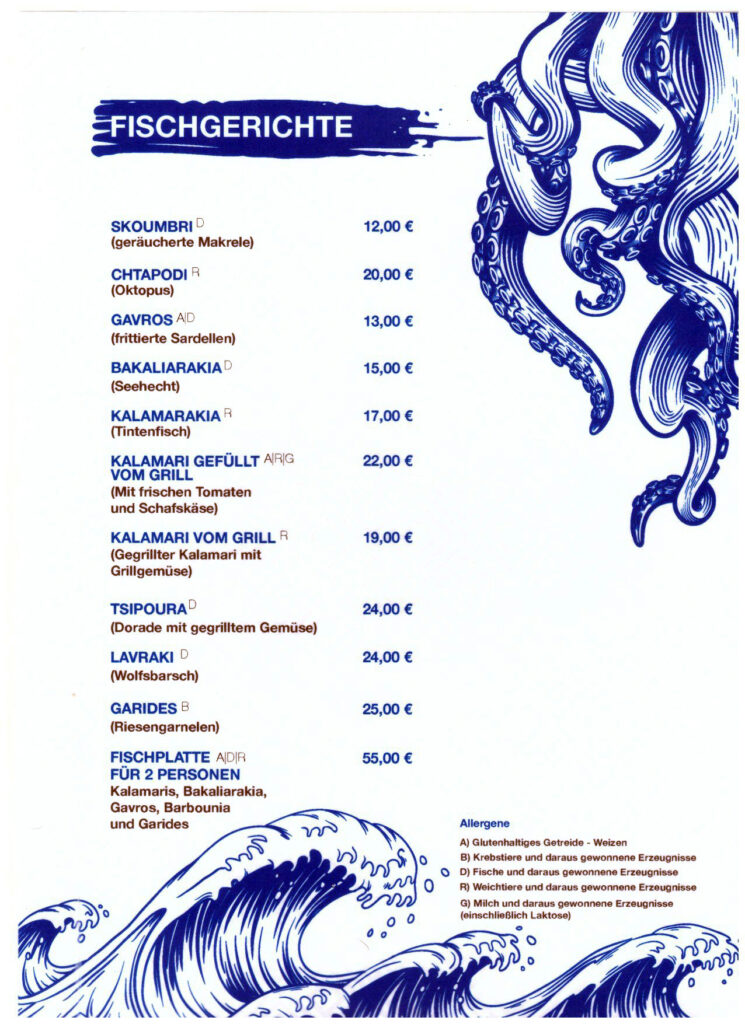 FISCHGERICHTE