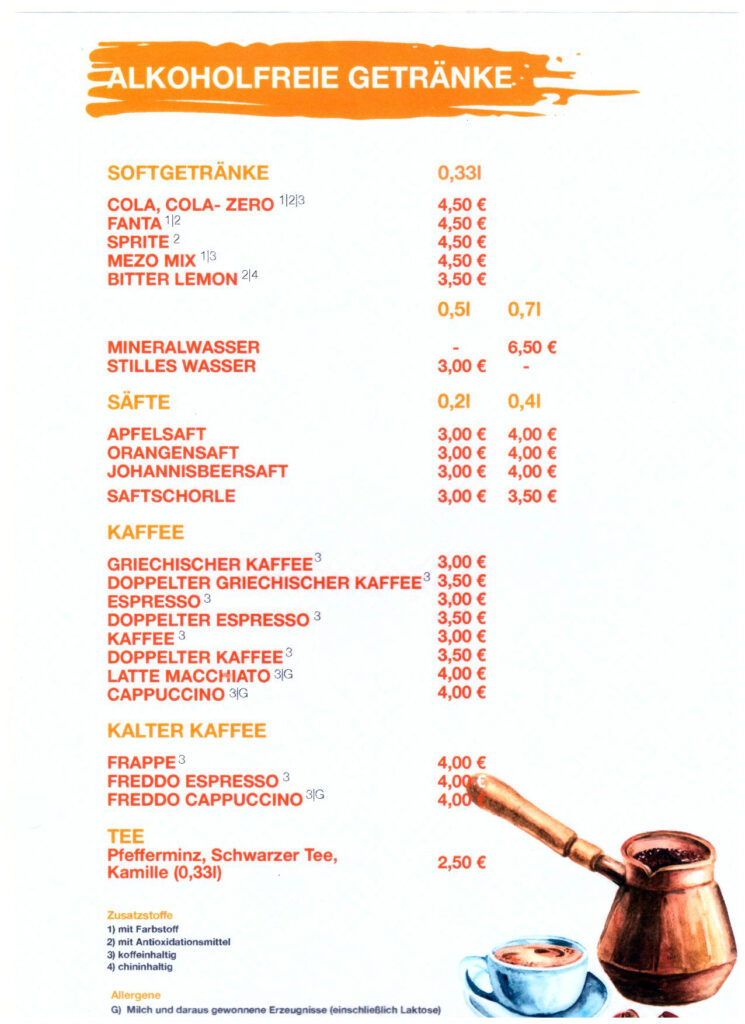 ALKOHOLFREIE GETRÄNKE